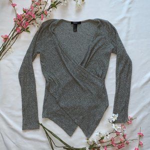 Forever 21 Gray Long Sleeve Sweater